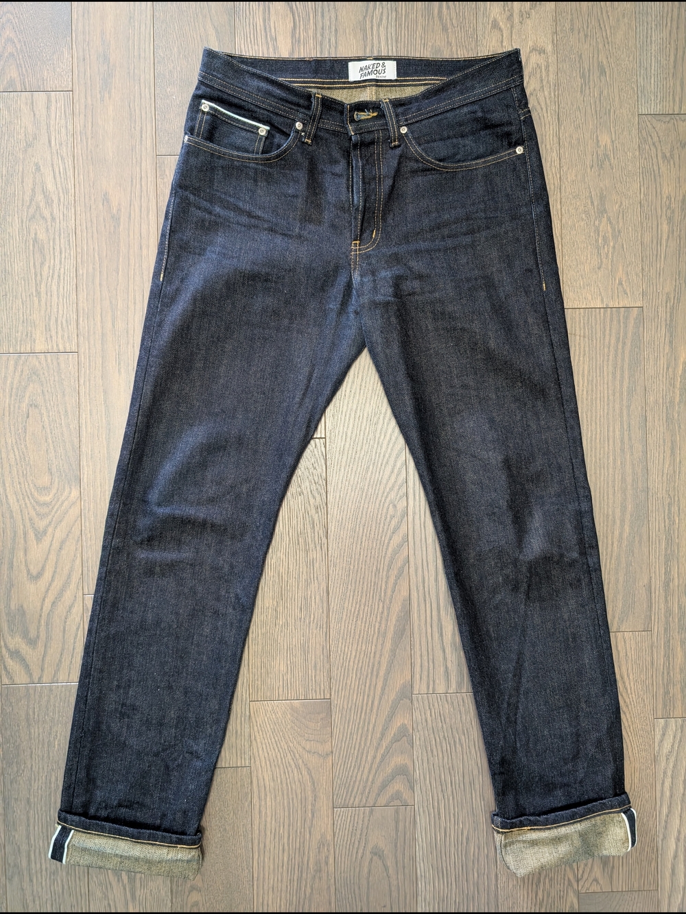 Naked & Famous Denim Weird Guy - Pagoda Dyed Selvedge - Size 33